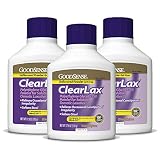 GoodSense Clearlax, Polyethylene Glycol 3350 Powder for Solution , 17.9oz- 3 Count