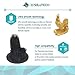 3D Solutech - PETG175BLK Real Black 1.75mm PETG 3D Printer Filament 2.2 LBS (1.0KG)