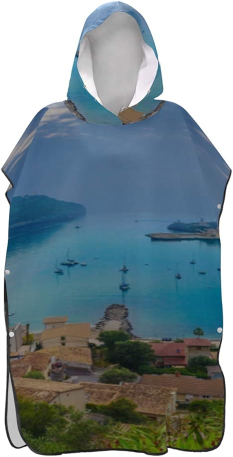 city beach hooded towel