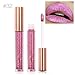Sky Lipsticks MEIQING Women Glitter Waterproof Long Lasting Lip Gloss Bold Vivid Colorful Lipgloss Glitter Shimmer Lipstick Lip Kit
