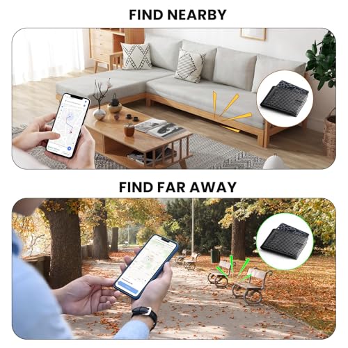 Wallet Tracker Card for Apple Find My(iOS Only), Wallet Finder Slim Smart Tracking Bluetooth Tracker for Purse Luggage Tags Passport, IP68 Waterproof Item Finder for Home Travel