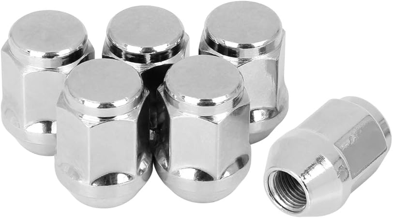 Amazon X Autohaux M12x1 25 35 Mm 車用ラグナット 六角ホイールナット タイヤナットキャップ 6個入り ナット 車 バイク