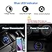 Opluz Dual QC3.0 USB Car Charger, Quickly Charge 4.8A USB Car Socket x2&Waterproof Power Outlet with LED Voltmeter for 12V/24V Car, Boat, Marine, RV, Motorcycle Mobile Build-in 10A Fuse Car Kit-Blue