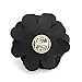 The Smart Man Men's Lapel Flower Boutonniere Pin for Suit - Black