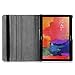 Moko Samsung Galaxy Tab PRO 10.1 Case - 360 Degree Rotating Cover Case for Galaxy Note 10.1 Inch 2014 & Tab Pro 10.1 Tablet, BLACK (NOT Fit Tab 4 10.1 & Tab 10.1 & Tab2 10.1)
