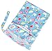 BB Well Wet Bag -2 Zippered Pockets for Wet and Dry use-Multipurpose from Cloth Diapers and Wipes to Swimsuits-This Hanging Wet Bag is for The Baby-Toddler-Kids and Adults Unicorn and Flamingo