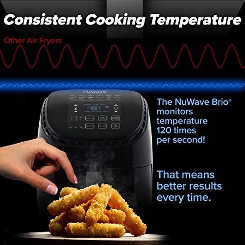 Nuwave Brio 7in1 Air Fryer Oven, 7.25Qt with Digital