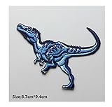 VELOCIRAPTOR Dinosaur Patch Jurassic World Fallen Kingdom Dinosaur Theme Park Logo Series New 2018 Movies Embroidered Sew/Iron on Badge DIY Appliques