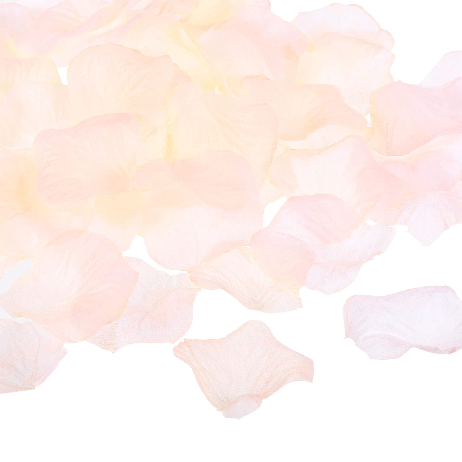 PATIKIL Artificial Rose Petals, 1200Pcs Fake Flowers Silk Petal Decoration Supplies for Romantic Night Wedding Party Event Decor, Rose Pink — image 1