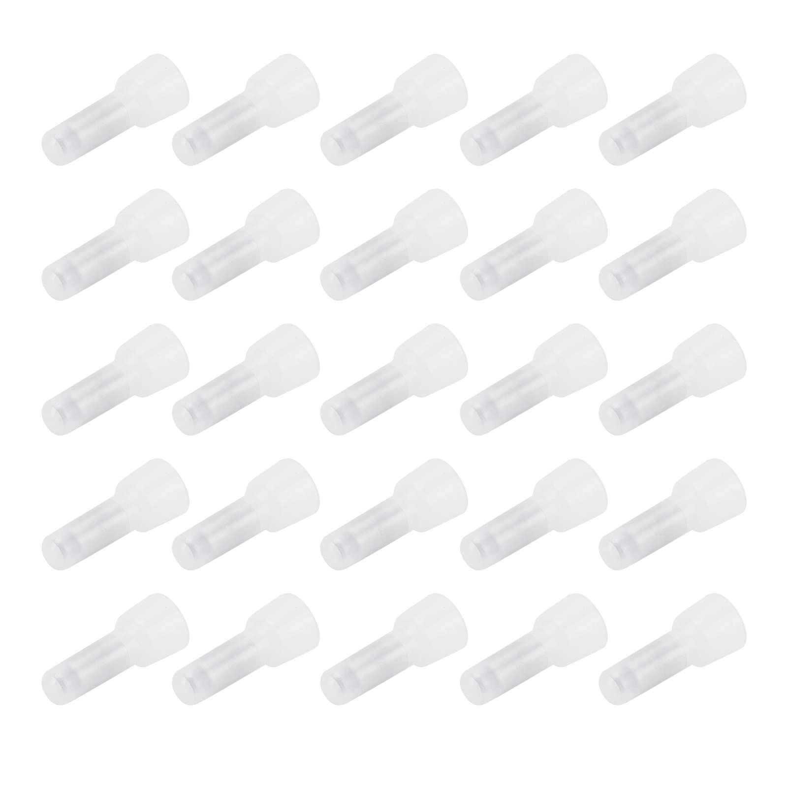 1000Pcs Closed End Wire Crimping Caps Transparent Nylon Closed End Terminal CE5 Wire Cable Connector Kits (CE5)