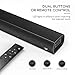 Soundbar, TaoTronics Sound Bars for TV Sound bar Wired & Wireless Bluetooth 4.2 Speakers (25-Inch, Included Optical Cable, Updated Version)thumb 3