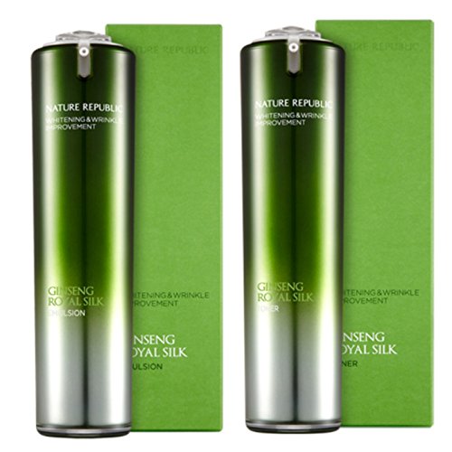 Nature republic ginseng royal silk toner emulsion set g…
