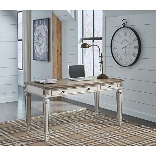 Signature Design by Ashley Realyn Farmhouse 60" Home Office Desk with