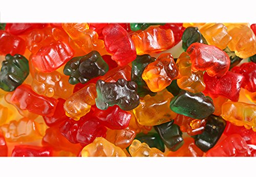 2 Pack 50 Cavity Silicone Gummy Bear Candy Chocolate Mold With a Bonus Dropper Making Cute Gift For Your Kids