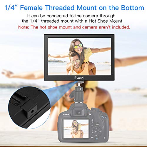 Eyoyo 7 Inch Small Monitor, Mini Hdmi Monitor IPS Display Screen