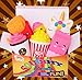 AOLIGE Squishy Slow Rising Kawaii Squishy Toys Set for Kids Stress Reliever Party Favor Fidget Toys (6 Food Squishy)