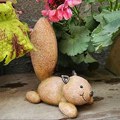 Amazon 樹脂 庭 動物 かわいい 手作り 屋外 風景 クリエイティブ 用 ヤード 芝生 H 置物 オブジェ オンライン通販