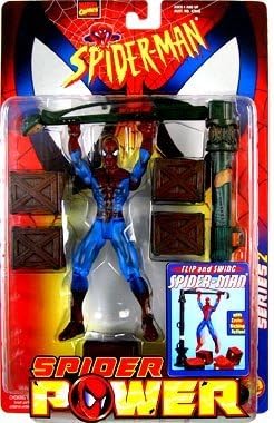 flipping spider man toy