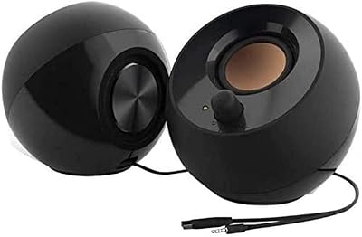 Creative Pebble 2.0 USB-Powered Desktop Speakers Black 45° Drivers
