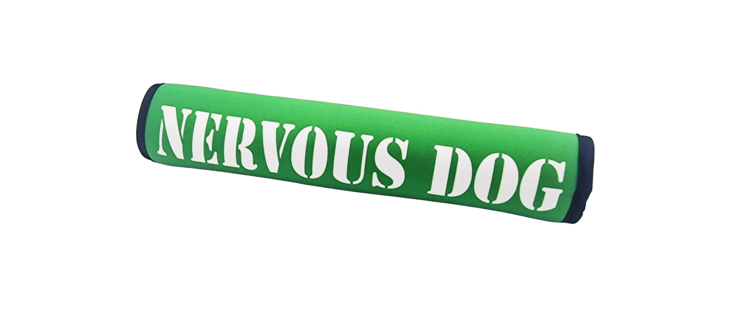 MD Gear Dog Lead Sleeve Friendly Reactive Assistance Dog In Training DO NOT PET Cover Soft Neoprene Leash Wrap (Green, NERVOUS DOG)