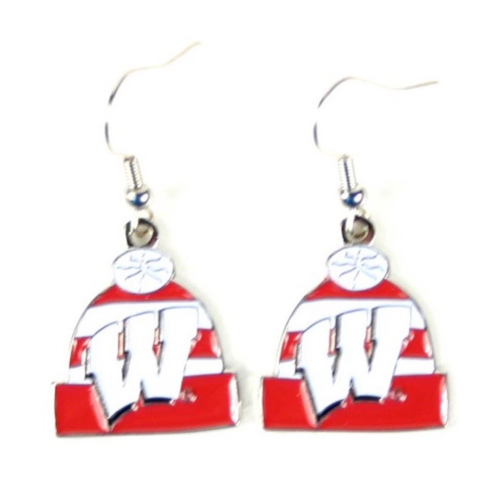 NCAA Womens NCAA Knit Hat Dangler Earrings
