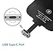 Type C Wireless Charging Receiver, CHGeek USB-C Qi Receiver Module Wireless Charger for Pixel 5'' LG G5 V20 ZTE Axon 7 Nexus 6P 5X HTC 10 Oneplus 3 2 Huawei P9(NOT block fingerprint sensor)