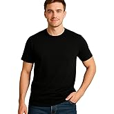 GUAAFA Men's T-Shirt Crew Neck Tee Short Sleeve | Regular Fit Lightweight Soft 100% Cotton Tshirt Summer Tshirts for Man