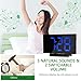 Digital Alarm Clock, TopElek 5'' LED Display Clock with Curved-Screen and Dimmer, Snooze Function, 3 Adjustable Alarm Sounds, Bedside Alarm Clock for Bedroom, Kitchen, Office