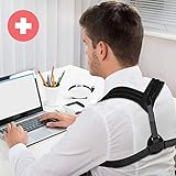Back Brace Posture Corrector for Women & Men - Adjustable Posture Support for Shoulders - Back Pain Relief - Kyphosis Clavicle Brace Support Medical Device - Chest Support - Upper Back Pain -(L-XL)