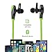 Wireless Headphones, Soroling In-Ear Sports Earbuds Sweatproof Bluetooth Headsets Noise Cancelling Earphones with Mic for Workout, Jogging，Running (Green)