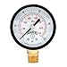 Winters PEM Series Steel Dual Scale Economical All Purpose Pressure Gauge with Brass Internals, 0-100 psi/kpa, 2" Dial Display, +/-3-2-3% Accuracy, 1/4" NPT Bottom Mount primary