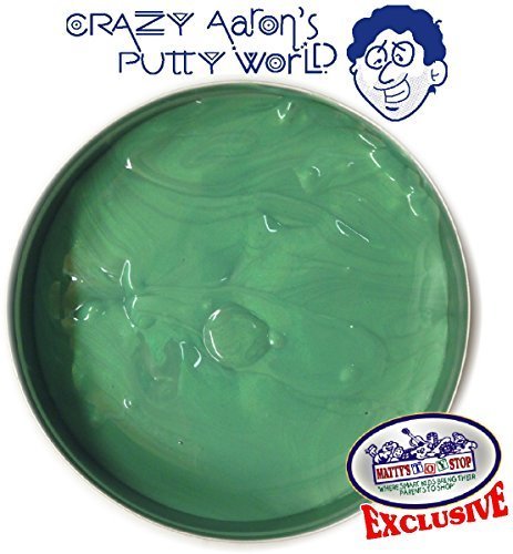 Crazy Aaron's Thinking Putty Lizard Lips Heat Sensitive Hypercolor, 3.2oz Tin, Emerald Green/Peach - //coolthings.us