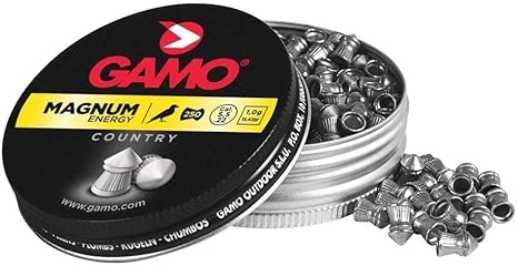 Gamo Magnum - 250 Balines en Caja de Metal, 5.5 mm: Amazon.es: Deportes y aire libre