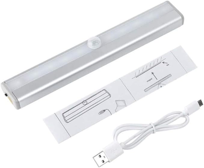 Bewegung Sensor Licht Schrank Kleiderschrank Bett Lampe 10 LED tragbare