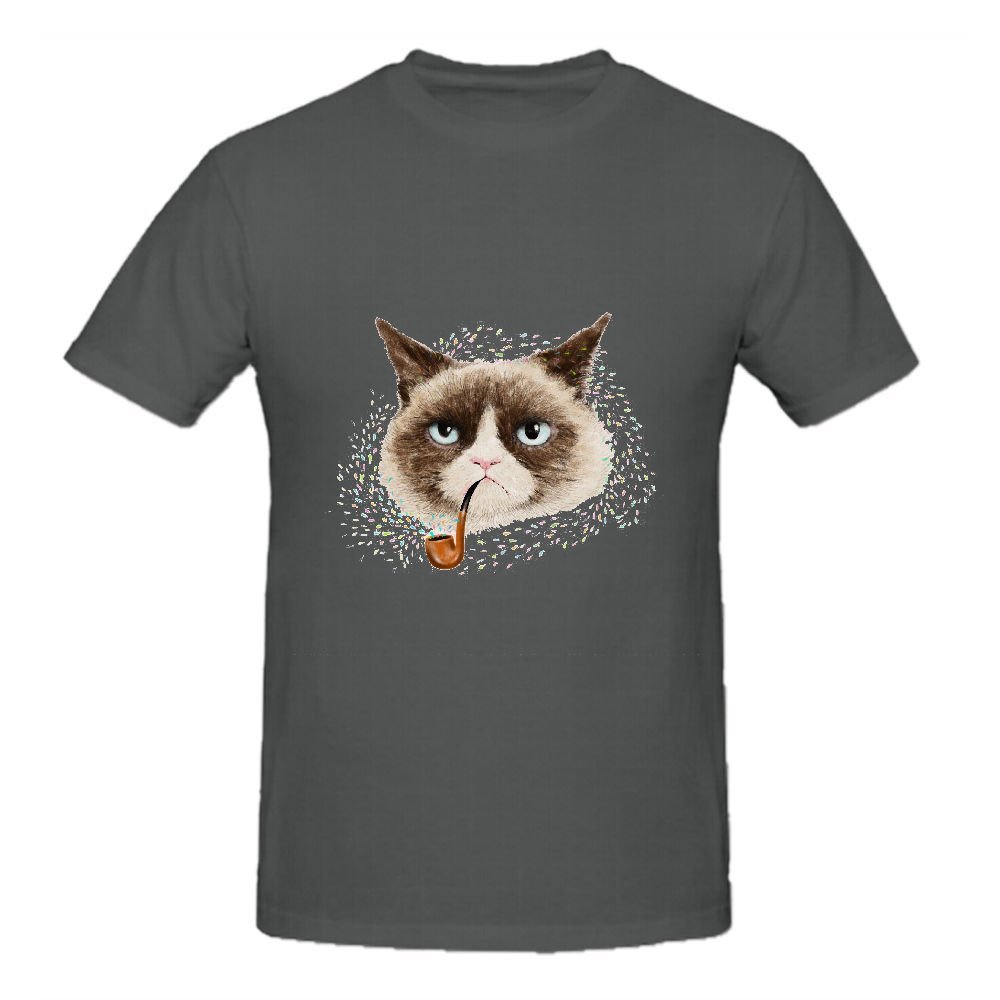 Grumpy Cat Shirts Round Neck Casual 7250 Jznovelty