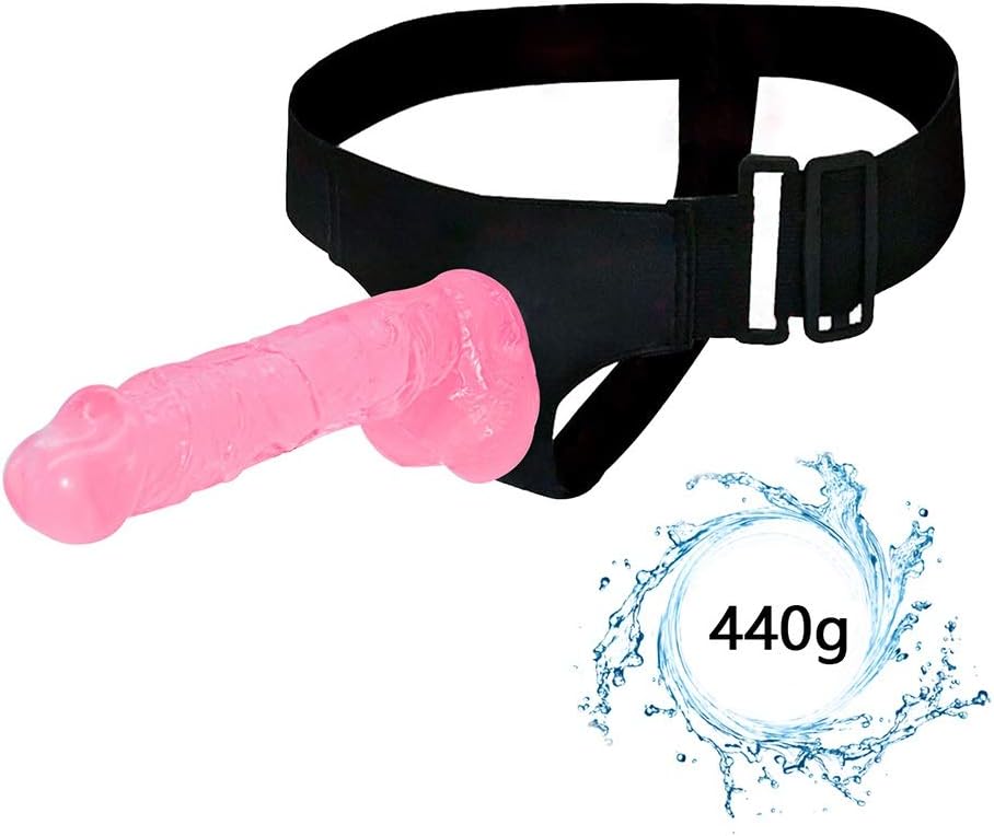 YRJDL Funny Toys 7.48 Inch Strap-on Belt Strapless Harness Strapon Removable Pennis Pants Handheld Portable Massage Tools for Couples Super Portable Perfect for Beginners Casual Toys (Color : Pink)