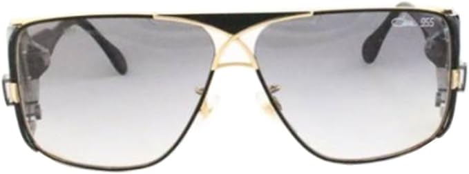 black aviator sunglasses with gold trim