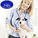SunGrow Dog Toothbrush Set, 2 Dual-Headed Brush and 2 Finger Brushes, Freshens Dog's Breath, Vet and Pet Groomer Recommended, 4 Pack