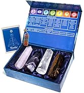 KACHVI Crystals Set | Crystals and Healing Stones | Healing Crystals |Chakra Crystals Set |Healin...