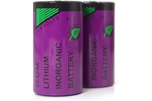 elxjar (2-Pack) 3.6V TL-5930 Replacement Lithium Battery for Tadiran iXtra Series Size D(TL-2300), ER34615