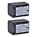 Batmax 2 Packs 2500mAh NP-FV70 NP FV70 NPFV70 Batteries&LCD USB Charger for Sony NP-FV50 FV30 HDR-CX230 HDR-CX150E HDR-CX170 CX300 Z1 and More