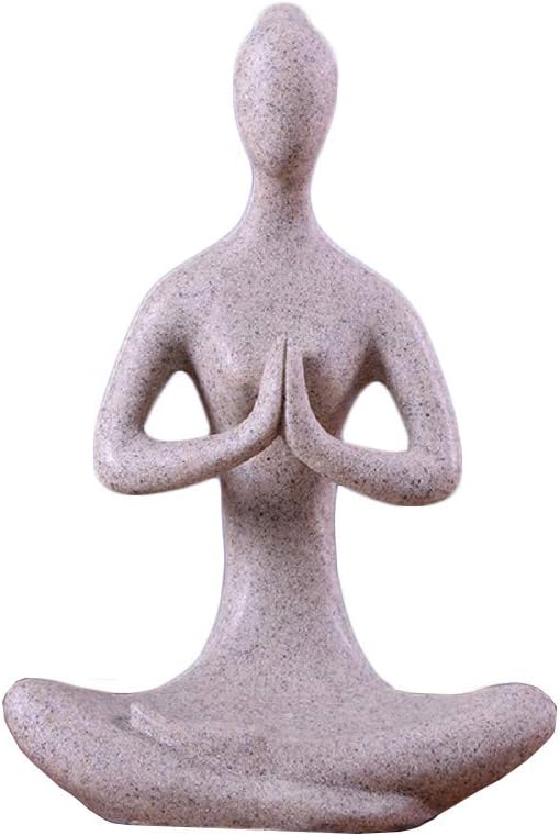yoga woman statue