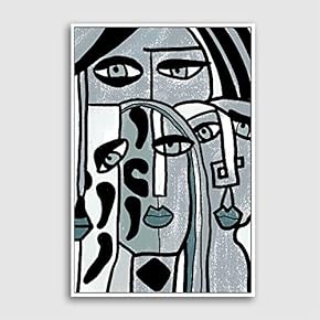 Framed Canvas Home Artwork Decoration Portrait Canvas Wall Art for Living Room, Bedroom - 16x24 inches
