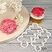 KALAIEN 3 pcs The Easiest Carnation Ever Cutter Flower Cake Cookie Sugarcraft Fondant Decorating Plunger Cutters Mold