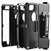 iPhone 7 Plus Case, [Shockproof] [Drop Protection] [Heavy Duty] Tough Rugged Hybrid Hard Shell Cover Case with Belt-clip for Apple iPhone 7 Plus [5.5 inch]-Black