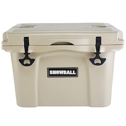 Snowball - Nevera rotomoldeada con soporte para botellas y abridor ...