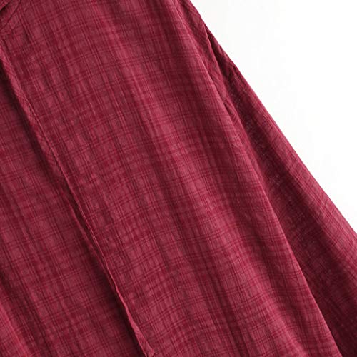 Tantisy ♣↭♣ Women's Plus Size Tops Roll-up Sleeve Cotton Linen Irregular Hoodie Ladies Casual Sweatshirt with Pockets - Thumbnail 5