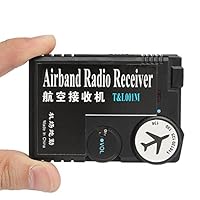 OlogyMart 118MHz-136MHz Air Band Radio Receiver Aviation Receiver for Airport Ground