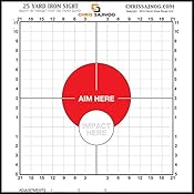 amazoncom chrs sajnog 25 yard sight in targets for a