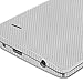 Skinomi Silver Carbon Fiber Full Body Skin Compatible with LG G3 Vigor (Full Coverage) TechSkin with Anti-Bubble Clear Film Screen Protector